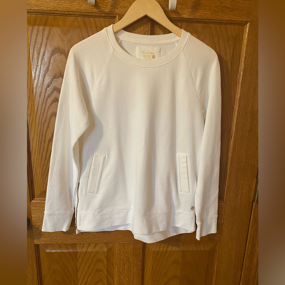Lilly Pulitzer White Long Sleeve Tee